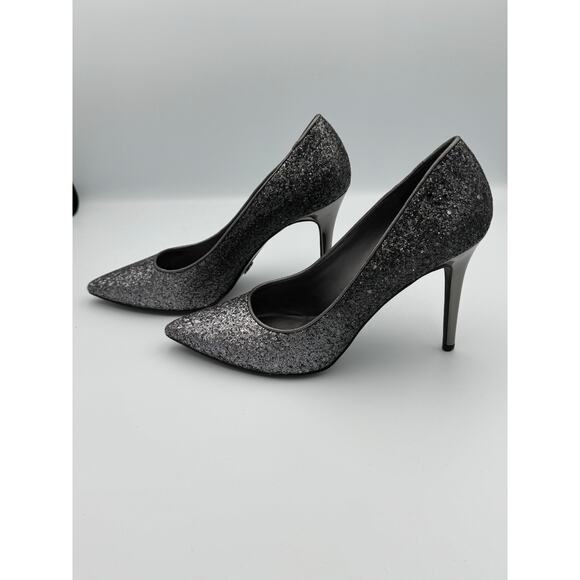 Michael Kors Glitter Pointed-Toe Pumps – Size 9 - Picture 7 of 10